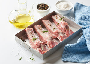 Costilla cortada a palo [Bandeja de 600 g. a 10,65€/Kg.]