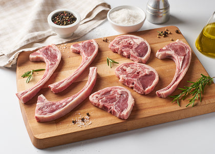 Costelles i mitjanes de Xai [Safata de 1 kg. a 17,85€/Kg.]