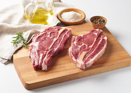 Entrecot sense os part ample [2 unitats a 400 g. a 18,65€/Kg.]