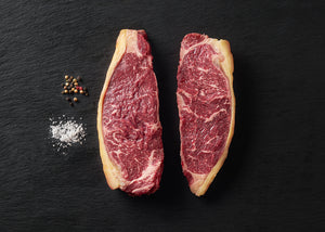 Entrecot sin hueso, parte estrecha y madurado [2 piezas a 250 g. a 29,15€/Kg.]